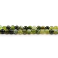 Natuurlijke Lace Agaat kralen, Ronde, gepolijst, DIY & verschillende grootte voor keus, gras groen, Per verkocht Ca 38 cm Strand