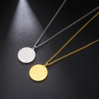 Chaîne en acier inoxydable Collier Sweater, Acier inoxydable 304, Rond, bijoux de mode & pour homme, plus de couleurs à choisir, 30x33.40mm, Vendu par Environ 23.62 pouce brin