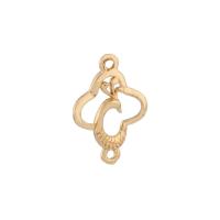 Brass Jewelry Connector gold color plated gold Sold By Bag