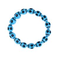 Bracciali di resina, Teschio, fatto a mano, Design di Halloween & unisex, nessuno, 75mm, 5PC/lotto, Venduto da lotto