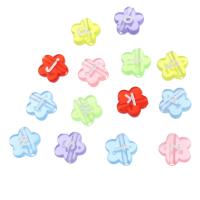 Alphabet Acrylic Beads Flower DIY & enamel Approx 2mm Sold By Bag