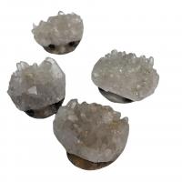 quartz clair Quartz Cluster, Hérisson, pour la maison et le bureau & le style Druzy & normes différentes pour le choix, blanc, Vendu par PC