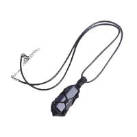 Blue Goldstone Trui Ketting, met Wax, Conische, uniseks, blauw, 40-50mm, Lengte 15.75 inch, Verkocht door PC