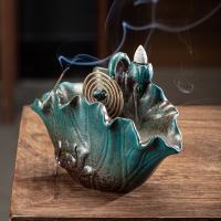 Backflow Incense Burner Porcelain half handmade for home and office & durable & multifunctional Sold By PC