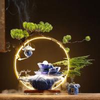 Porcelain Hanging Incense Burner handmade for home and office & durable & with LED light Sold By PC