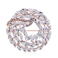 Crystal Brooch Zinc Alloy with Crystal fashion jewelry & for woman & with rhinestone nickel lead & cadmium free Sold By PC