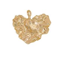 Μενταγιόν Brass Heart, Ορείχαλκος, Καρδιά, χρώμα επίχρυσο, κοσμήματα μόδας & για άνδρες και γυναίκες, χρυσαφένιος, νικέλιο, μόλυβδο και κάδμιο ελεύθεροι, 28x31mm, Περίπου 10PCs/τσάντα, Sold Με τσάντα