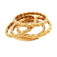 metal Brazalete, chapado en oro de 24 K, para mujer, dorado, libre de níquel, plomo & cadmio, 60mm, Vendido por UD