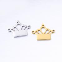 Stainless Steel Connector 304 Stainless Steel Crown Vacuum Ion Plating DIY Sold By Bag