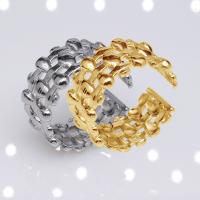 304 Edelstahl Manschette Fingerring, Modeschmuck & unisex, keine, 10mm, verkauft von PC