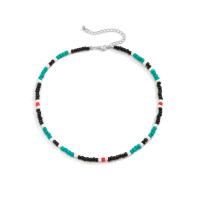 Seed verre collier de perles, Seedbead, avec 2.7inch chaînes de rallonge, bijoux de mode & pour homme, Longueur Environ 15.7 pouce, Vendu par PC