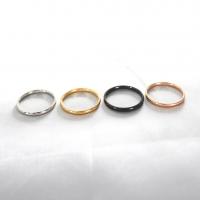 Stainless Steel Finger Ring 304 Stainless Steel Vacuum Ion Plating Unisex US Ring Sold By PC