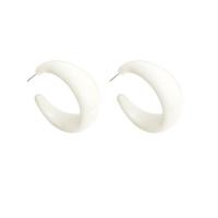 Lo zinco in lega Stud Earring, lega in zinco, with resina, gioielli di moda & per la donna, nessuno, 34x37mm, Venduto da coppia