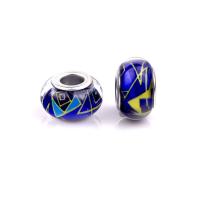 European Resin Beads with Iron Lantern silver color plated DIY mixed colors Approx Sold By Bag