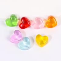 Cellulare Kit fai da te, resina, Cuore, DIY, nessuno, 15x10x17mm, Appross. 100PC/borsa, Venduto da borsa