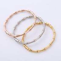 Rozsdamentes acél bangle, 304 rozsdamentes acél, divat ékszerek & a nő, több színt a választás, 56*49*4mm, Által értékesített PC