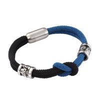 Edelstahl Schmuck Armband, Milan Cord, mit 316 Edelstahl, poliert, Modeschmuck & unterschiedliche Länge der Wahl & für den Menschen, 8mm, verkauft von PC