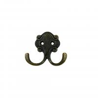 Zinc Alloy Hook stoving varnish vintage antique bronze color Sold By PC