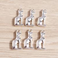 Zinklegering Animal Hangers, Zinc Alloy, silver plated, DIY, nikkel, lood en cadmium vrij, 25x12mm, 10Tassen/Lot, Verkocht door Lot