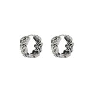 Messing Huggie Hoop Earring, plated, mode sieraden & voor vrouw, 15mm, Verkocht door pair