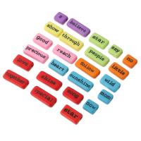 Alphabet Acrylic Beads Rectangle DIY & enamel Approx 3mm Sold By Bag