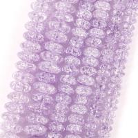 Ploché kruhové Crystal korálky, Krystal, Flat Round, DIY & různé velikosti pro výběr, Lt Amethyst, Prodáno za Cca 37-39 cm Strand