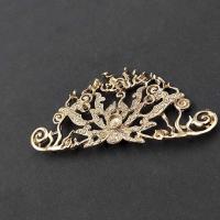 Hair Accessories DIY Findings Zinc Alloy gold color plated nickel lead & cadmium free Sold By PC