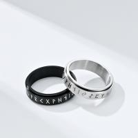 Stainless Steel Finger Ring 304 Stainless Steel polished fashion jewelry & Unisex 6mm Sold By PC