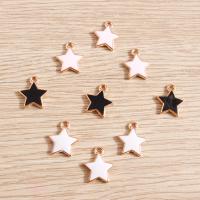 Zinc Alloy Enamel Pendants Star DIY nickel lead & cadmium free Sold By Lot