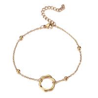 Bracciale gioielli in acciaio inossidabile, 304 acciaio inox, with 1.97inch extender chain, Esagono, gioielli di moda & per la donna, nessuno, 15mm, Lunghezza Appross. 6.69 pollice, Venduto da PC