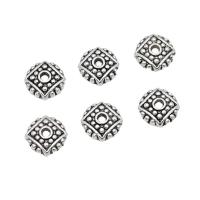 Zinc Alloy Bead Cap antique silver color plated DIY nickel lead & cadmium free 8mm Approx Sold By Bag