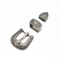 Cink ötvözet Belt Buckle, galvanizált, három darab & DIY, több színt a választás, nikkel, ólom és kadmium mentes, 15mm, 3PC-k/Set, Által értékesített Set