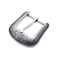 Zinc Alloy Belt Buckle, antiek zilver plated, DIY, nikkel, lood en cadmium vrij, 63x61mm, Verkocht door PC