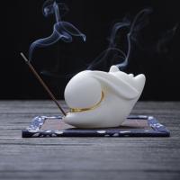 Traditional Ceramic Inserted Burner Incense Seat Porcelain handmade for home and office & durable Sold By PC