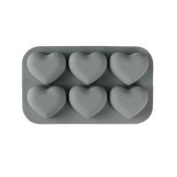 DIY Epoxy Mold Sæt, Silicone, Heart, du kan DIY, flere farver til valg, 96x163mm, Solgt af PC