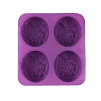 DIY Epoxy Mal Set, Silicone, purper, 185x168x30mm, Verkocht door PC