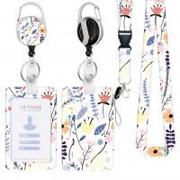 Polyester Lanyard kaarthouder, met Plastic & Zinc Alloy, Draagbare & uniseks, meer kleuren voor de keuze, 400x20mm, Verkocht door Stel