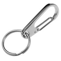 Z nerezové oceli Key zavírací, 304 Stainless Steel, Přenosné & unisex, Původní barva, 50x20x4mm, Prodáno By PC