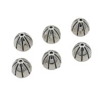 Zink Alloy Bead Cap, antik silver pläterad, DIY, nickel, bly och kadmium gratis, 10x9mm, Ca 200PC/Bag, Säljs av Bag