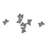 Zinklegierung Zwischenperlen, Schmetterling, antik silberfarben plattiert, DIY, frei von Nickel, Blei & Kadmium, 10x8mm, ca. 100PCs/Tasche, verkauft von Tasche