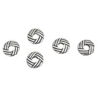 Zinklegierung Zwischenperlen, Kreisring, antik silberfarben plattiert, DIY, frei von Nickel, Blei & Kadmium, 8mm, ca. 100PCs/Tasche, verkauft von Tasche