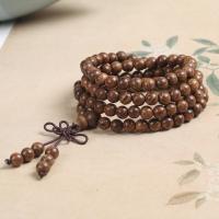 108 Mala Perlen, Sandelholz, Modeschmuck & unisex & verschiedene Größen vorhanden, keine, 6mm, 108PCs/Strang, verkauft von Strang