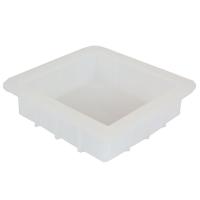 DIY Epoxy mold szett, Szilikon, Square, fehér, 196x196mm, Által értékesített PC