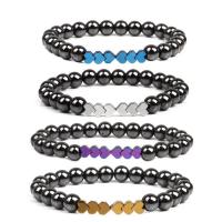 Pulseras de Moda, Hematite, punta de flecha, chapado, Joyería & unisexo, más colores para la opción, 8mm, longitud aproximado 19 cm, Vendido por UD