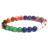 Gemstone Bracciali, pietra preziosa, Cerchio, gioielli di moda & per la donna, multi-colore, 8mm, Lunghezza Appross. 19 cm, Venduto da PC