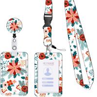 Plastic Lanyard kaarthouder, met Textiel binnenwerk Cord, Draagbare & Kerstontwerp & uniseks, meer kleuren voor de keuze, 400x20mm, Verkocht door Stel