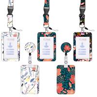 ABS Plastic Lanyard Card Holder with Polyester Cord portable & Unisex Sold By Set