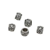 Zinc Alloy Spacer Beads barrel antique silver color plated DIY nickel lead & cadmium free Approx Sold By Bag