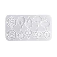 Set di stampe epossidici fai da te, silicone, DIY, bianco, 245x150x6mm, Venduto da PC