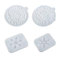 DIY Epoxi Mold Set, Silikon, olika stilar för val, vit, Säljs av PC